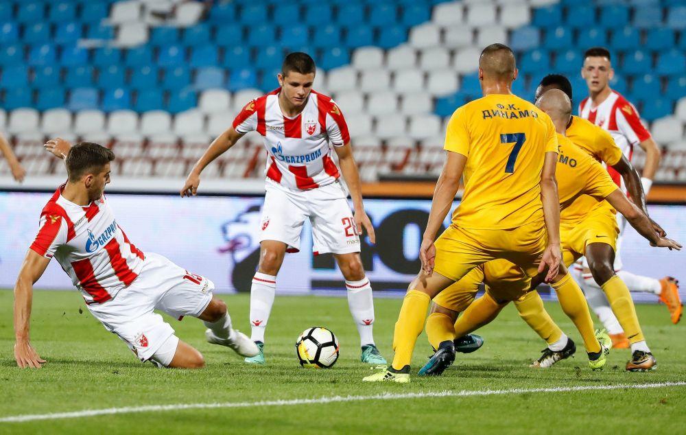 Meč između Zvezde i Dinama u prvom kolu prvenstva Srbije  