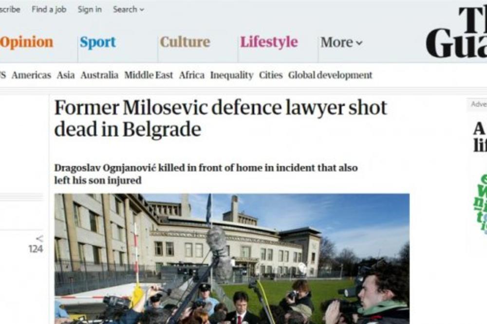 I STRANI MEDIJI PIŠU O UBISTVU MIŠE OGNJANOVIĆA: Evo po čemu ga pamte u svetu!