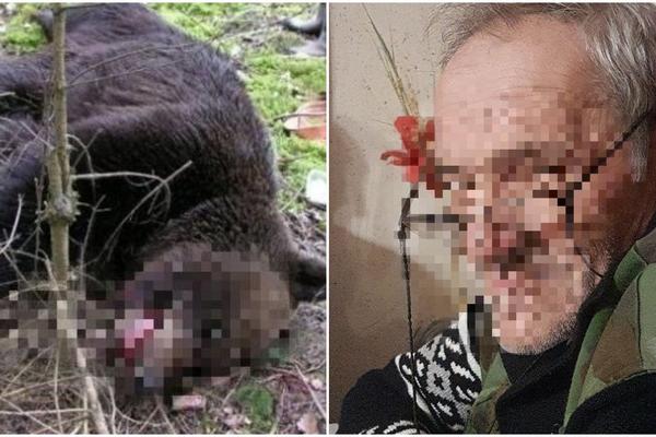 ČIKA MOMA IZ VLAŠKOG DOLA POHVALIO SE DA JE UBIO MEDVEDA OD 150KG! Internet ga je BRUTALNO izvređao, a on sada ima još DEGUTANTNIJU poruku za njih! (FOTO)