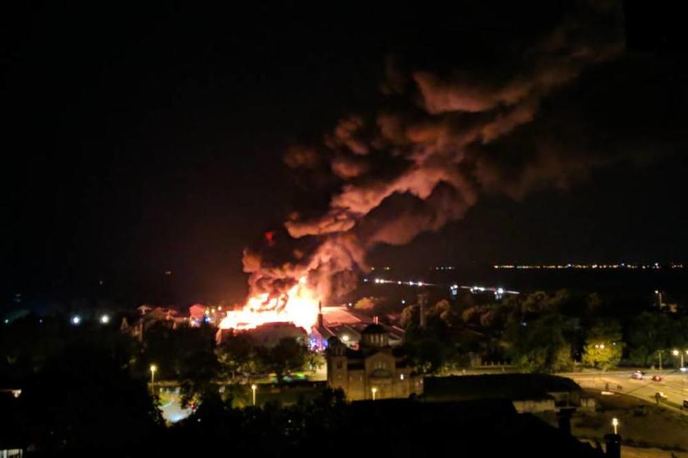 BUKTI POŽAR U HOTELU SRBIJA: Zapalio se roštilj, pa vatra krenula da se širi!