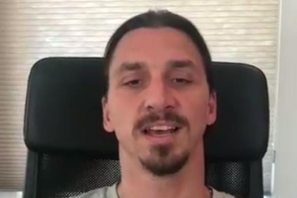 Zlatan Ibrahimović poslao poruku na srpskom jeziku: Specijalno za Dejana Stankovića iz Los Anđelesa! (VIDEO)