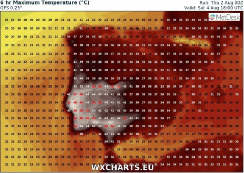 Subota će najverovatnije biti najtopliji dan na Pirenejskom poluostrvu  