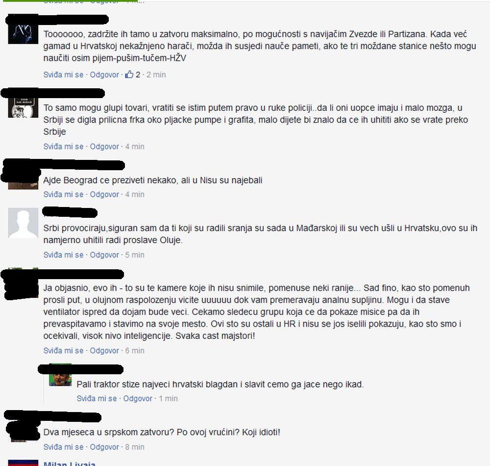 Komentari u Hrvatskoj na hapšenje pripadnika Torcide u Srbiji  