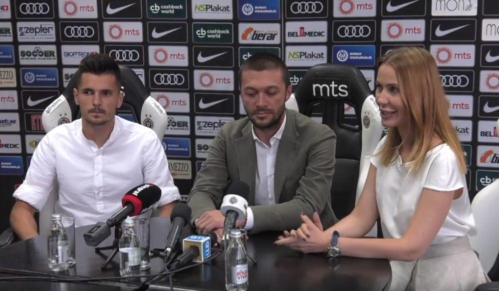 Goran Zakarić na promociji u Partizanu  