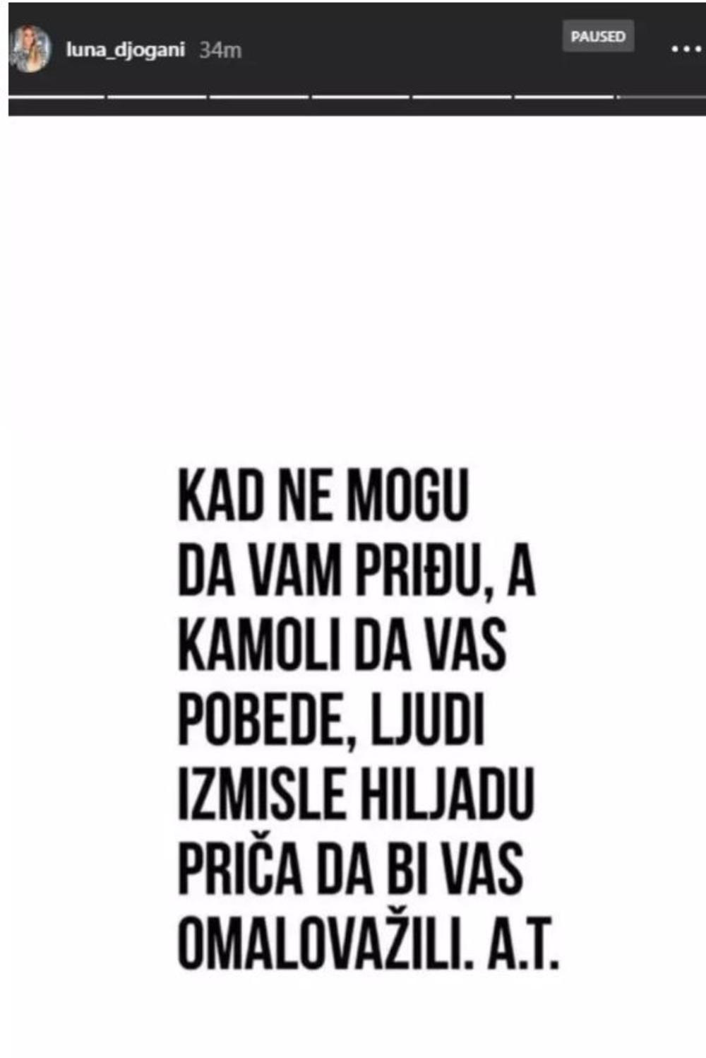 Šta li je htela da kaže?  