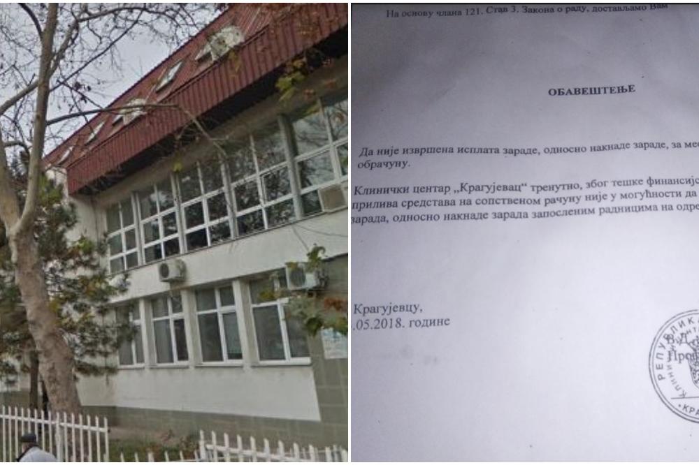 KUPAJU NEPOKRETNE, PERU POSTELJINU I SLUŽE OBROKE ZA 23.000 DINARA, A PLATA IM KASNI 6 MESECI! Stravična priča o KC Kragujevac, da li je ovo dokaz da je SRBIJA DOTAKLA DNO?