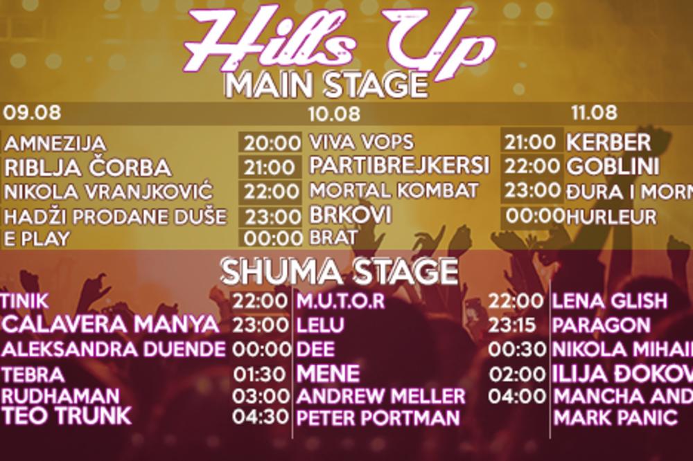 MUZIČKI FESTIVAL HILLS UP OD 9. DO 12. AVGUSTA NA ZLATIBORU: Posetioce očekuju brojna iznenađenja!