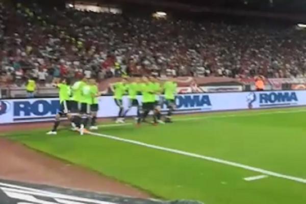 SRAMNE PROVOKACIJE IGRAČA TRNAVE! Kada su postigli gol, otišli su na Sever i radili ono što se ne sme! (VIDEO)