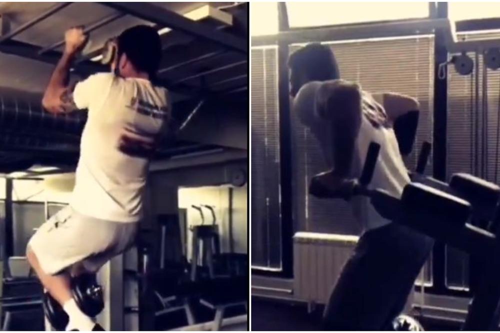 ŽENE, OVO MORATE DA VIDITE! Aleksandar Šapić radi ZGIBOVE I PROPADANJA, je l moguće da čovek od 40 godina ovako vežba? (VIDEO)