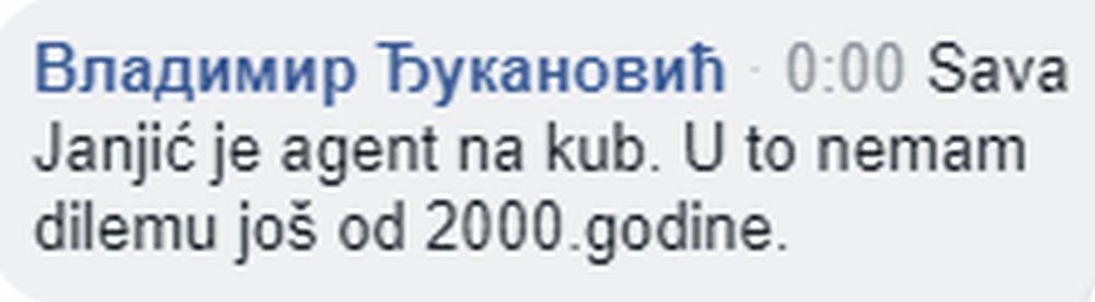 Tvrdnja Vladimira Đukanovića da je iguman Sava Janjić agent  
