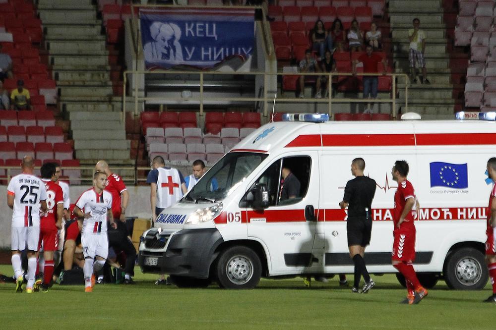 DOBRE VESTI IZ NIŠA! Golman Radničkog pušten na kućno lečenje! (FOTO)