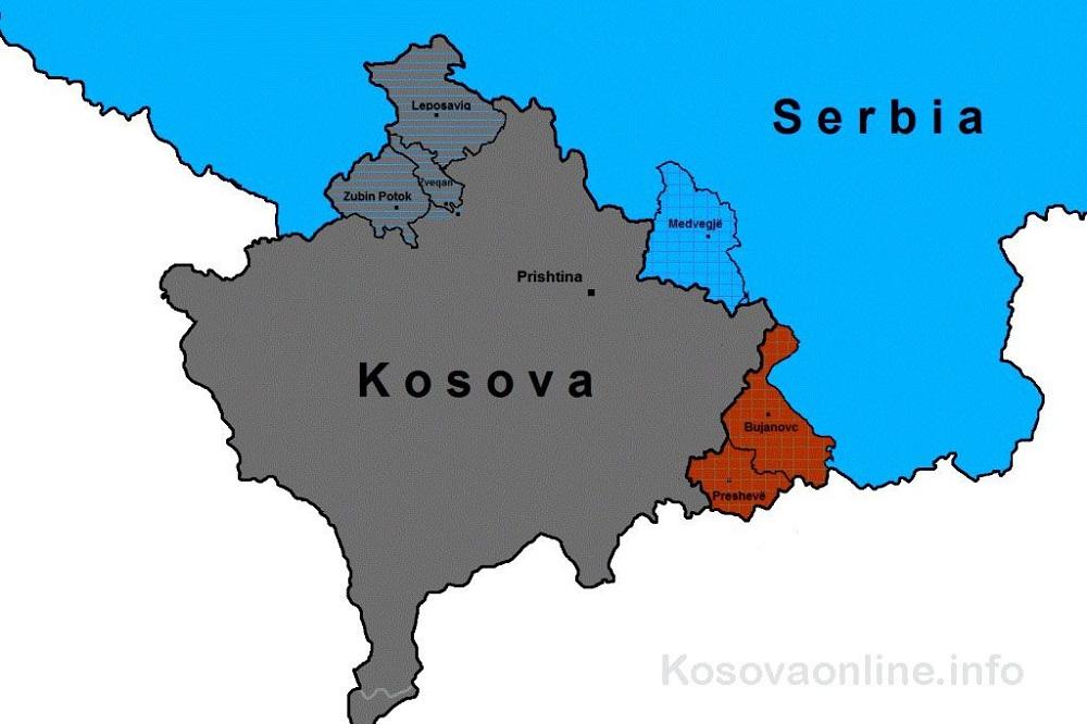 PAKLENI ALBANSKI PLAN! Pogledajte kako izgleda njihova mapa podeljenog Kosova (FOTO)