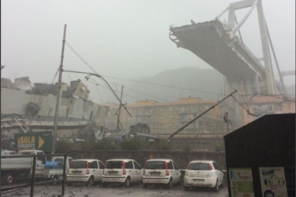 BROJ ŽRTAVA U ĐENOVI RASTE: Usled rušenja mosta najmanje 35 MRTVIH, među kojima je i jedno DETE! Predsednik Vučić uputio saučešće italijanskom predsedniku (FOTO)