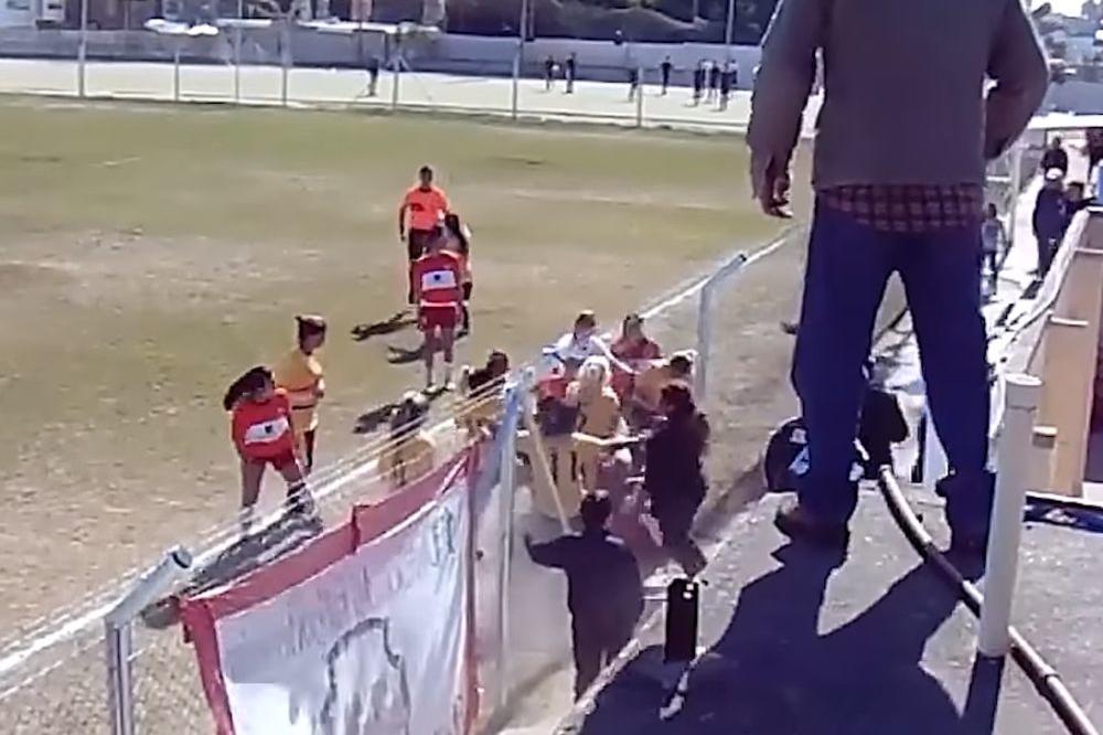 FUDBALERKE, A MAKLJAJU SE KAO NAJGORI HULIGANI: Devojke se peglale kao u ringu, brutalnija tuča dugo nije viđena! (FOTO) (VIDEO)