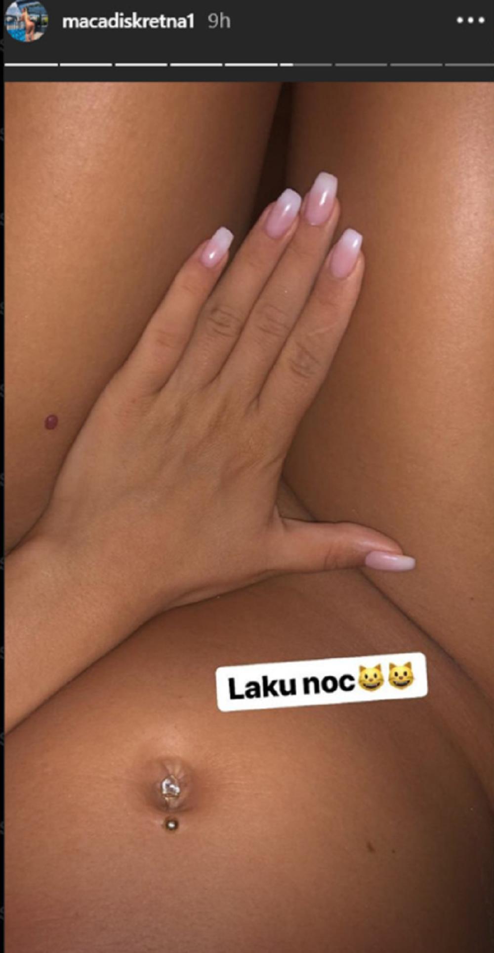 Maca je sinoć rešila da pokaže macu  