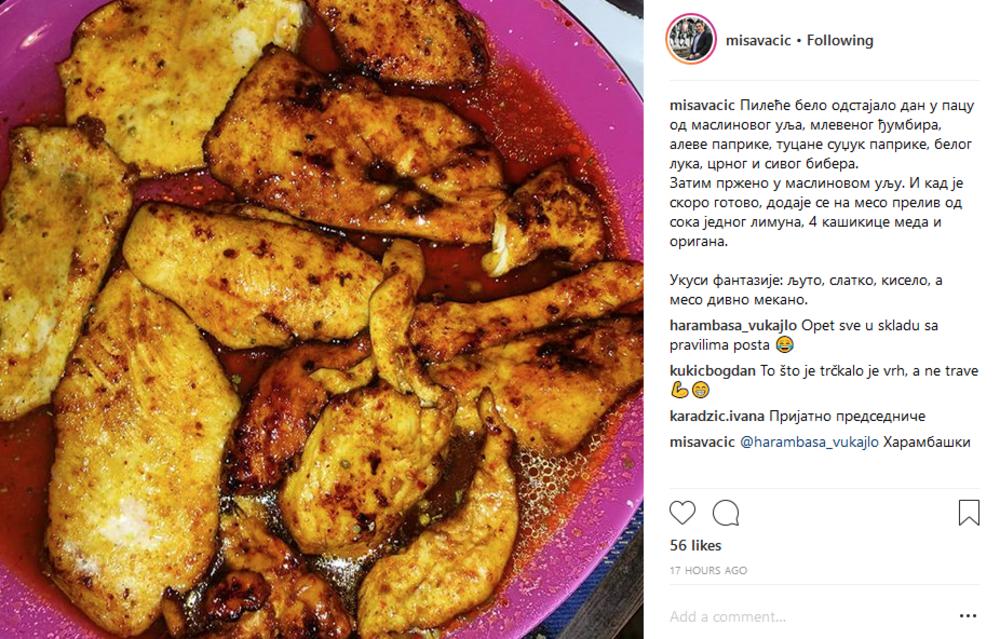 Miša Vacić otišao u kuvare  