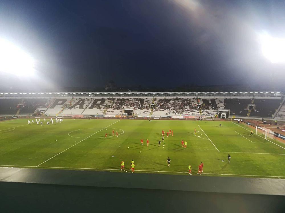 Stadion u Humskoj pred meč Partizan - Nordsjeland  