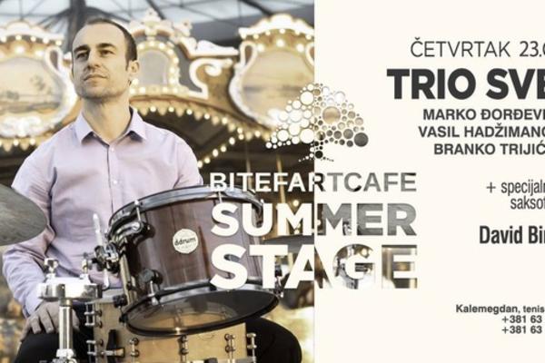 OMILJENI LETNJI KONCERT PONOVO NA KALEMEGDANU: Trio Sveti uz specijalnog gosta iz Njujorka, Davida Binneya! (FOTO)