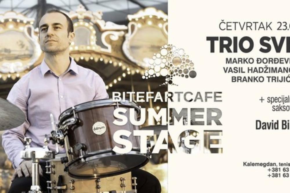 OMILJENI LETNJI KONCERT PONOVO NA KALEMEGDANU: Trio Sveti uz specijalnog gosta iz Njujorka, Davida Binneya! (FOTO)