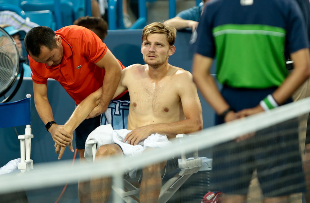 David Gofan je morao da preda meč zbog povrede  