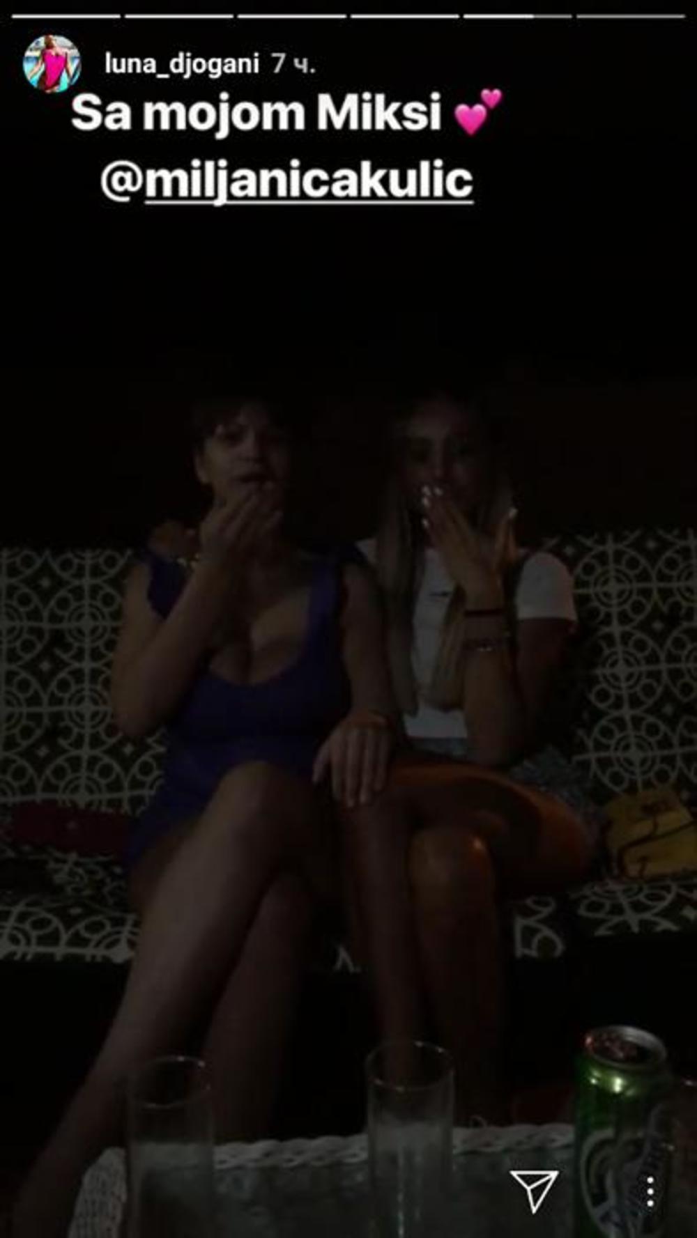 Luna je došla kod Miljane u posetu  