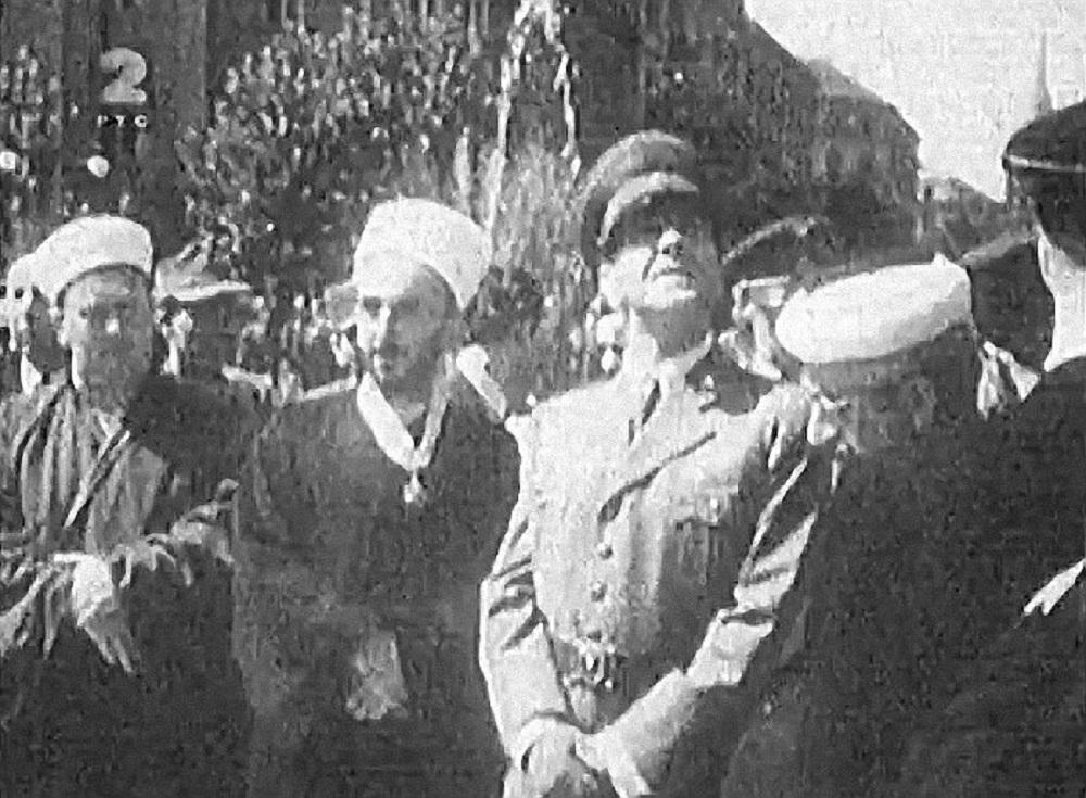 Ante Pavelić na otvaranju džamije u Zagrebu  