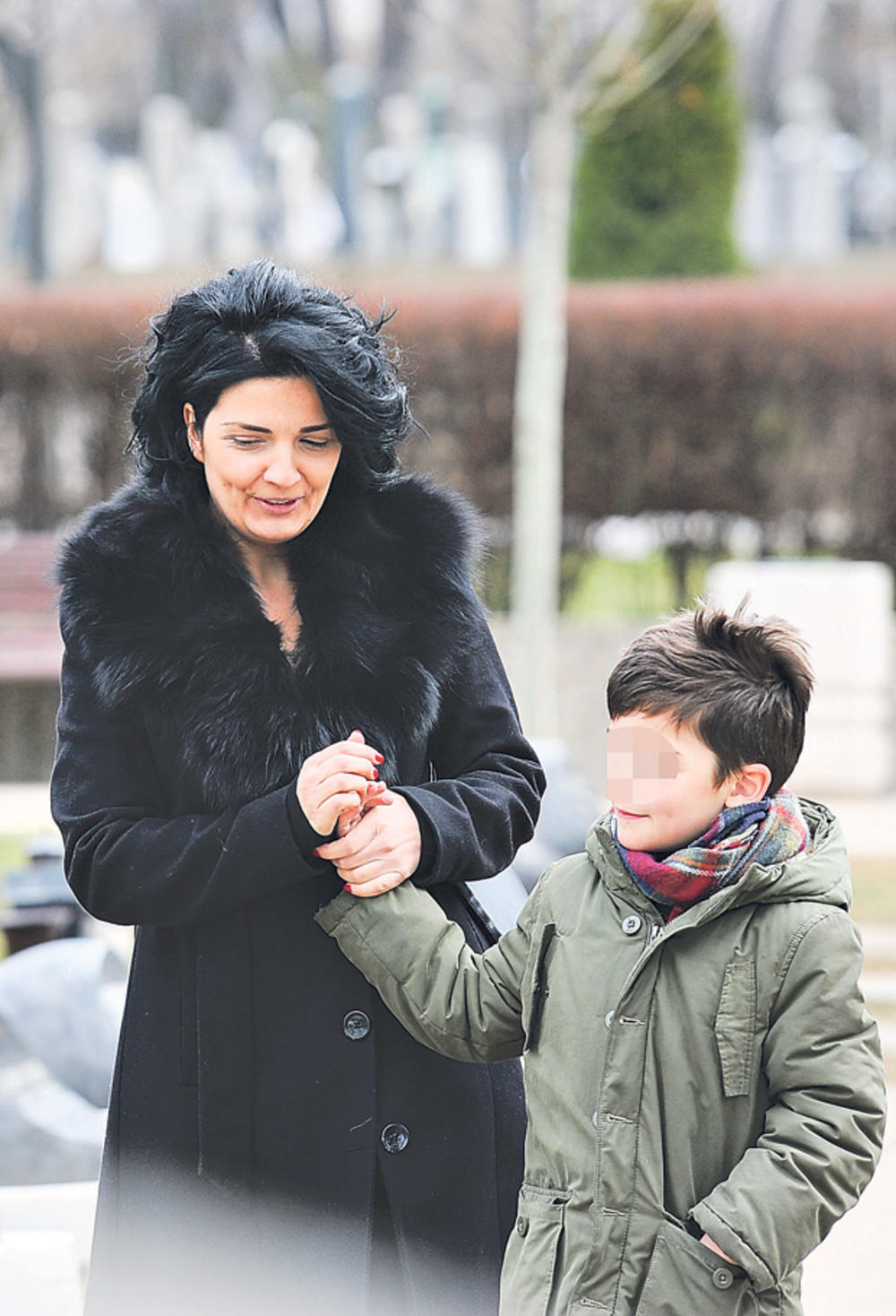 Supruga Milena i sin Bogdan  