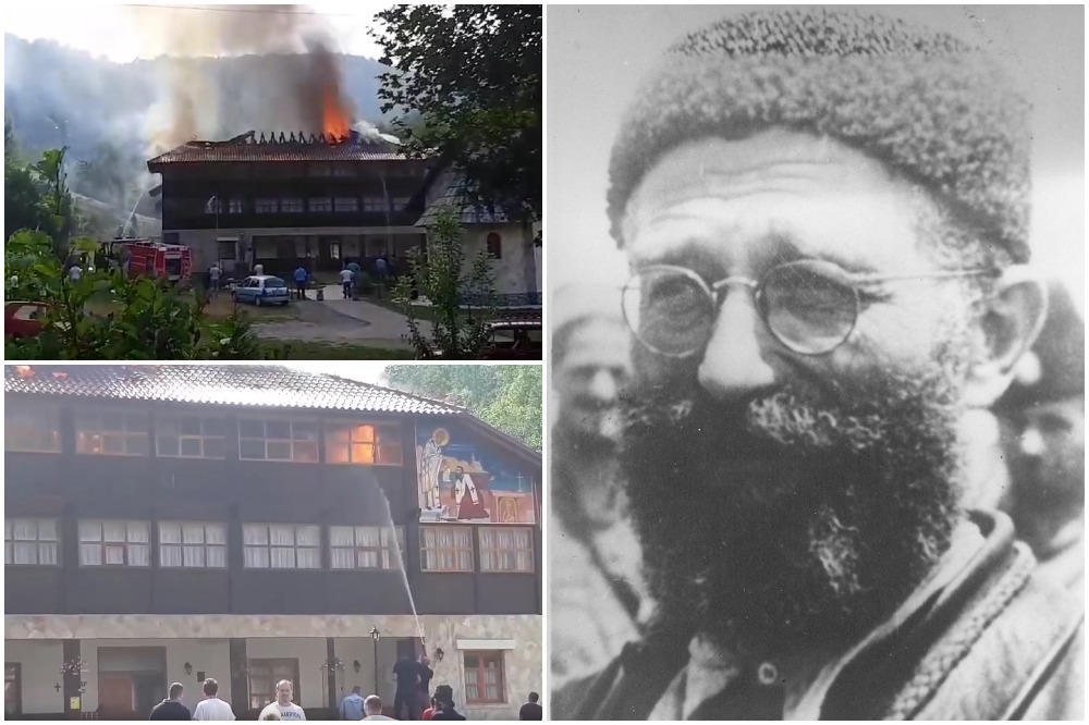 CRNO PREOBRAŽENJE! Na sveti dan goreo manastir u kojem je uhapšen đeneral Draža (VIDEO)