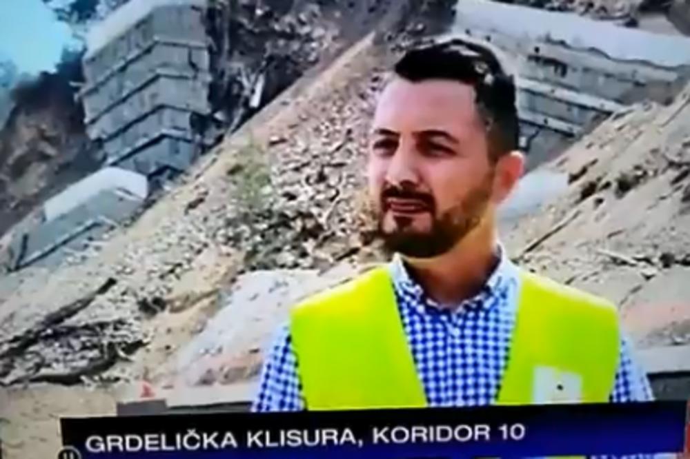 NIJE BILO ŠTETE NA NIJEDNOJ OD MEHANIZACIJA: Dok šef daje skandalozno objašnjenje šta se desilo, iza njegovih leđa zid se i dalje urušava! (VIDEO)