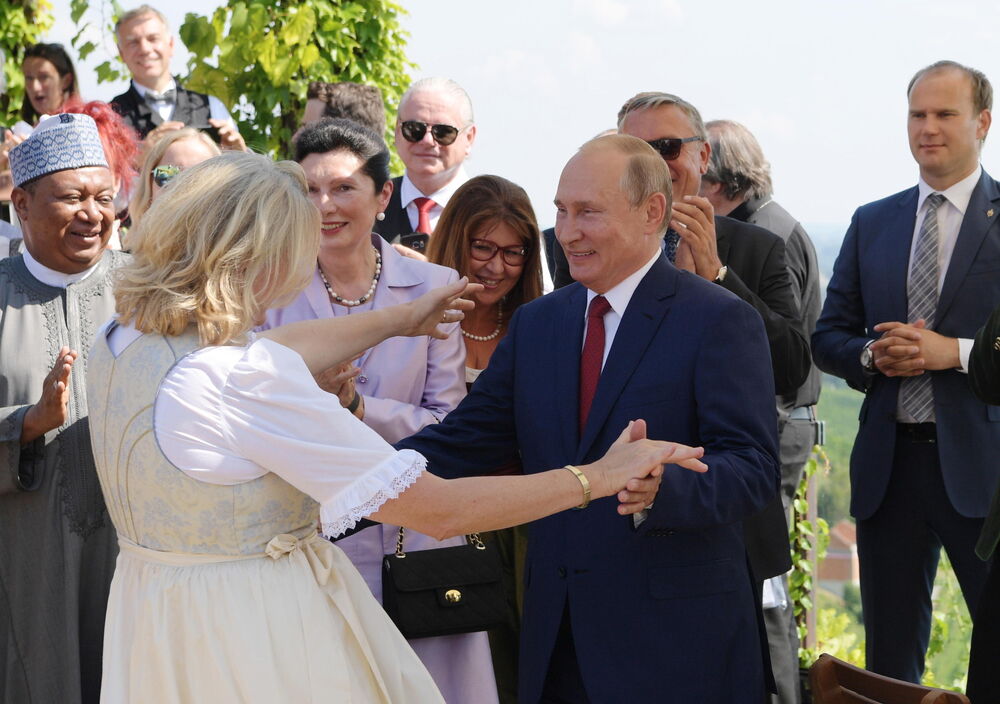 Karin Knajsl i Vladimir Putin 