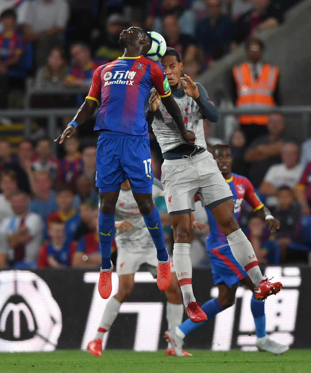 van Dajk u duelu sa igračem Palasa  