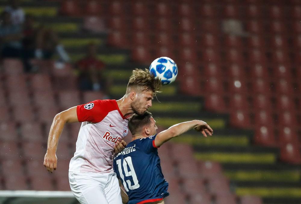 Detalj sa meča između Salcburga i Crvene zvezde  