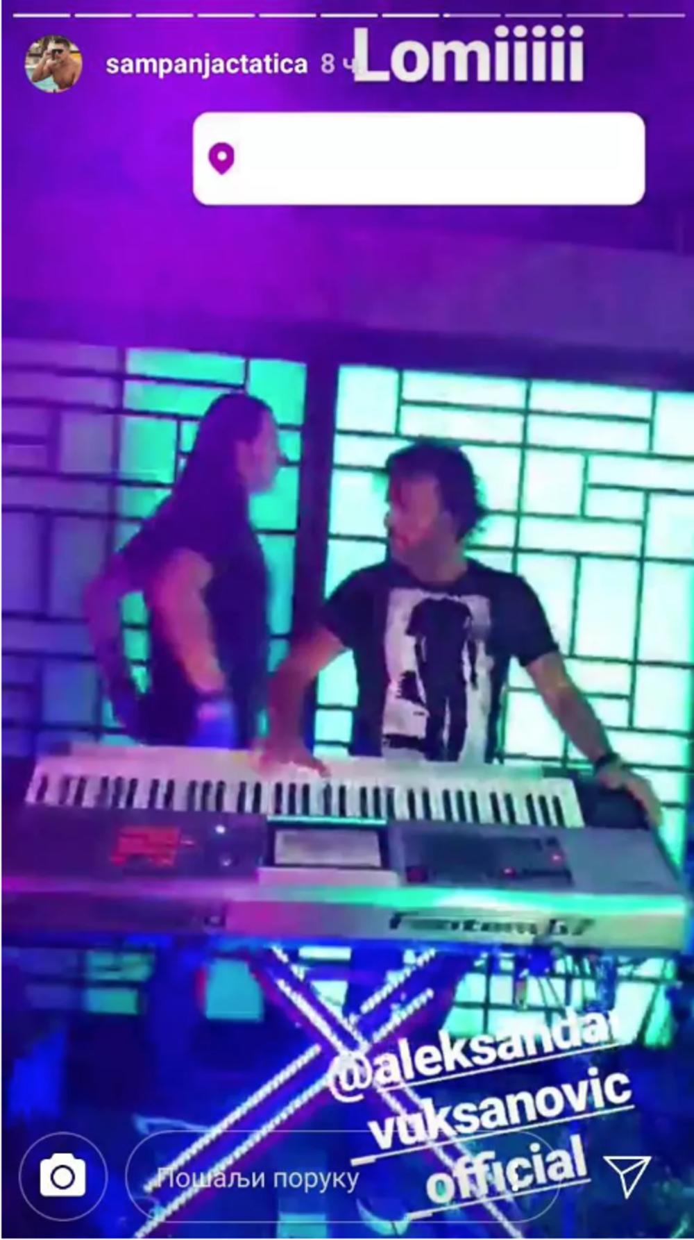 Sinoć je Sloba bio na nastupu Ace Lukasa  