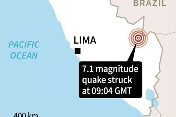 ZEMLJOTRES JAČINE 7.1 RIHTERA POGODIO PERU I IZAZAVAO DUBINU OD 609 KILOMETARA!