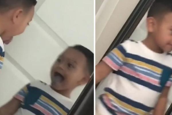 SNIMALA JE SINA PRED OGLEDALOM: Sa njegovim ODRAZOM se zatim desilo nešto jako JEZIVO! (VIDEO)