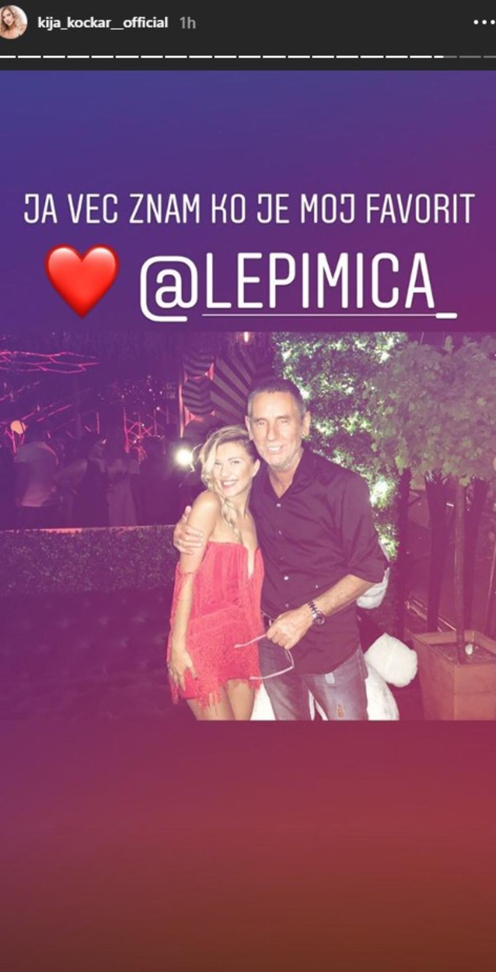 Njen favorit biće Lepi Mića  