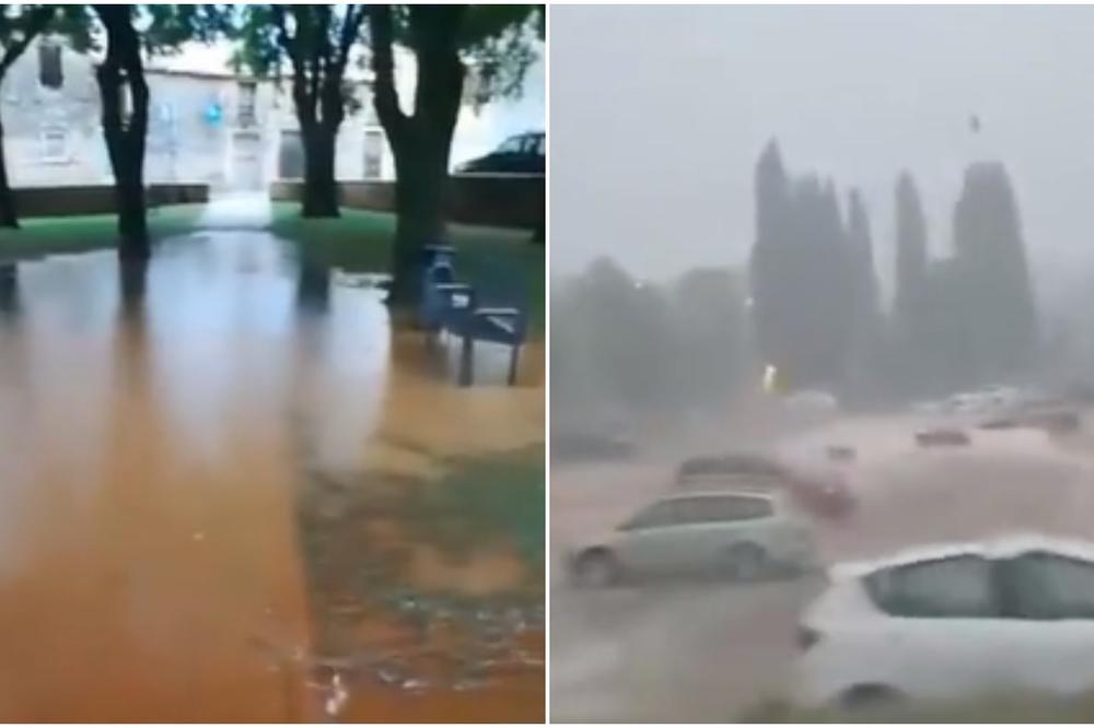 MUNJA UDARILA ČOVEKA, Dubrovnik pod vodom! CIKLON SA JADRANA NAM SE PRIBLIŽAVA, u Hrvatskoj izdat crveni alarm (VIDEO)