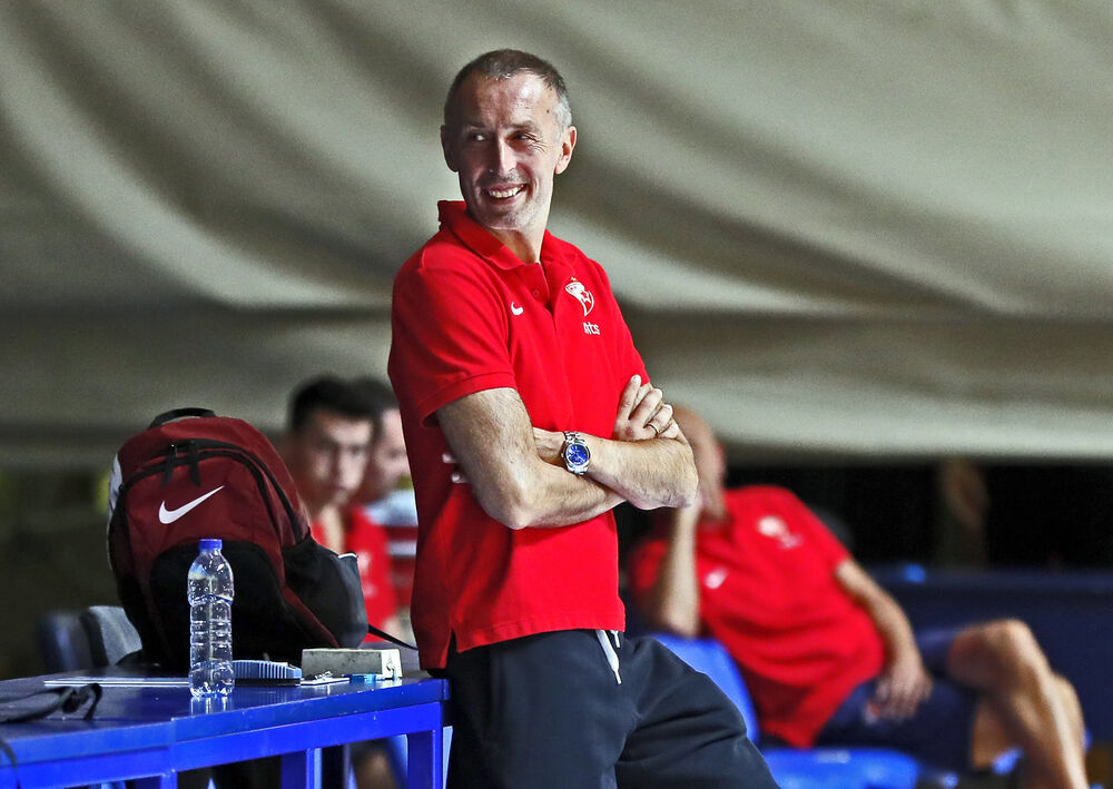 Milan Tomić kao trener Crvene zvezde