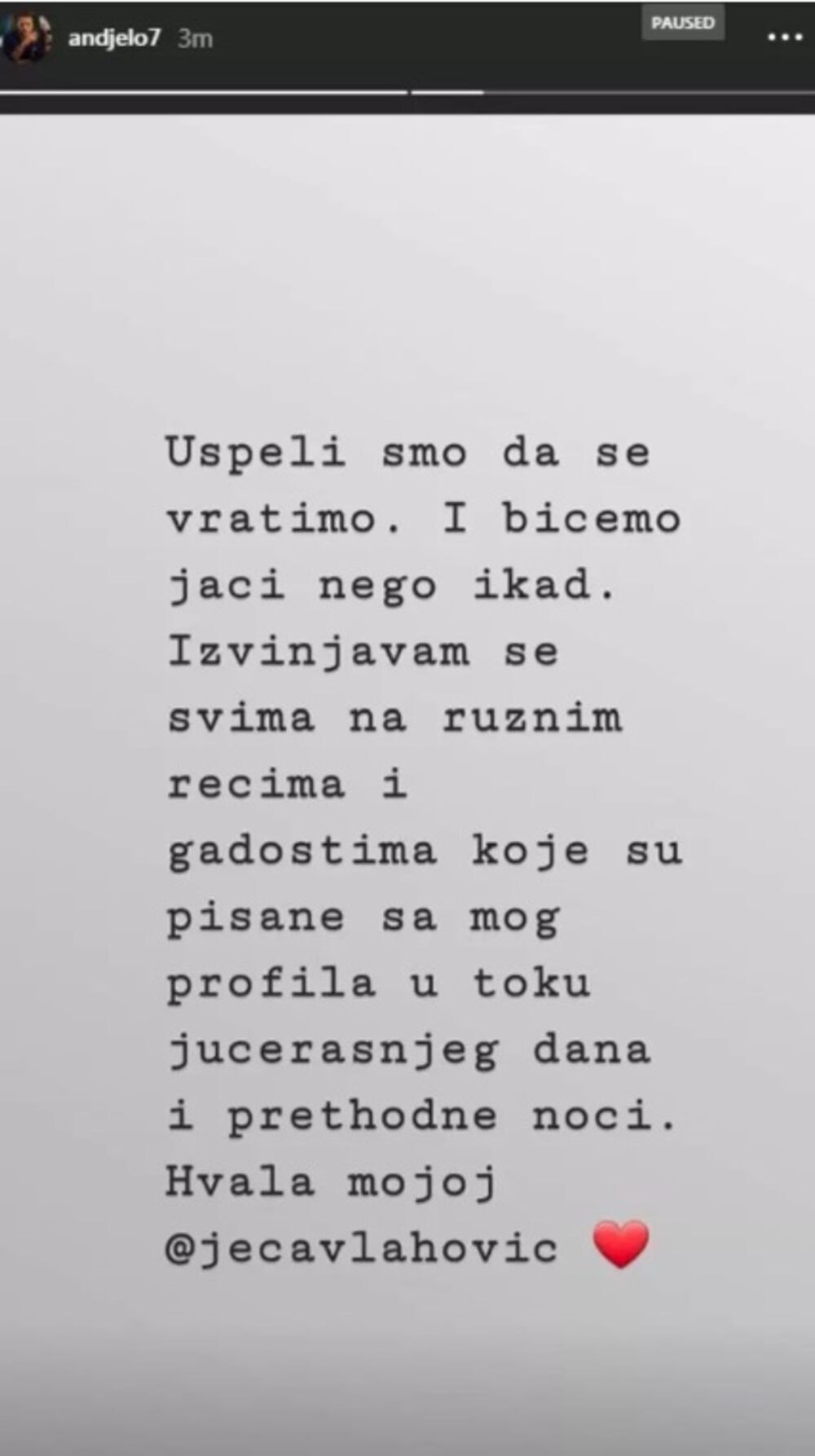 Srećom, uspeo je da vrati svoj Instagram profil  
