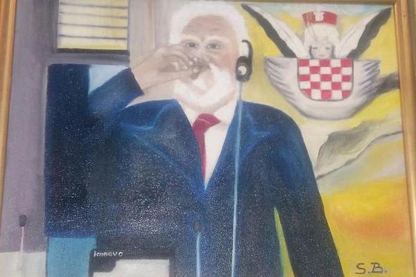 PRALJAK DOBIO ULJE NA PLATNU: Ovekovečen trenutak samoubistva ratnog zločinca koji je popio otrov u Hagu! (VIDEO)