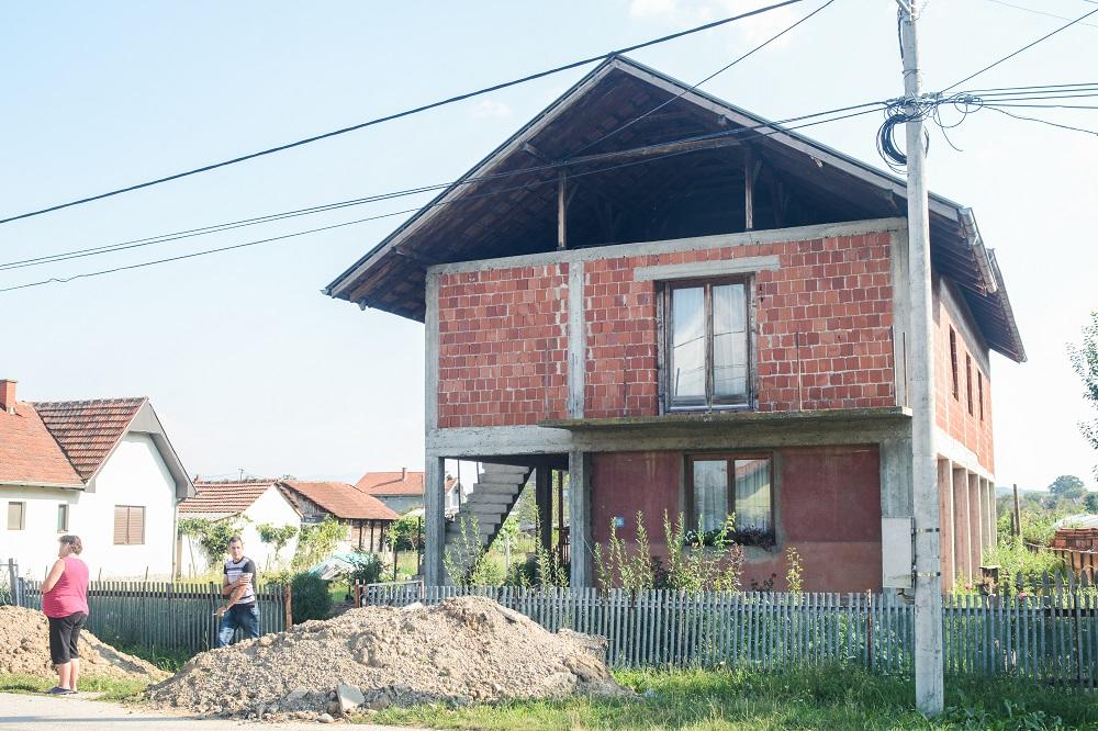 Kuća u kojoj živi porodica Martinović  