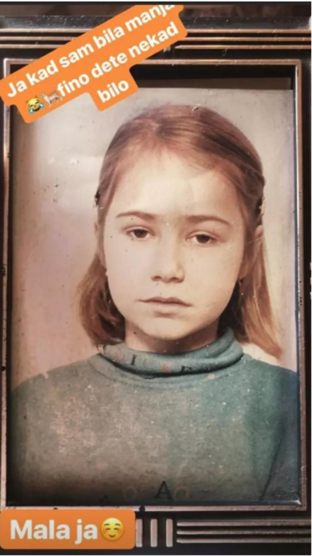 Maca se prisetila kako je izgledala kad je bila devojčica  