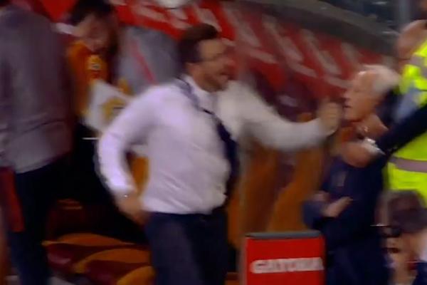 Polomio se od sreće: Trener Rome doživeo jednu od najbizarnijih povreda u istoriji Kalča!