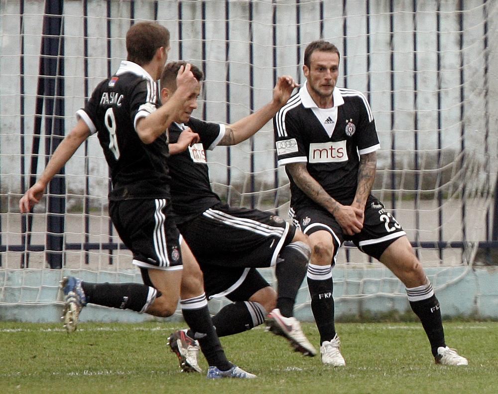 Marko Jovanović dok je igrao za Partizan  