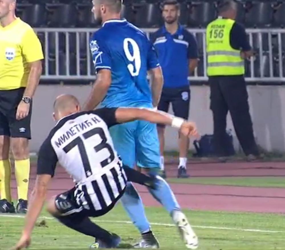 Trenutak kada je Miletić šutnio Makarića 