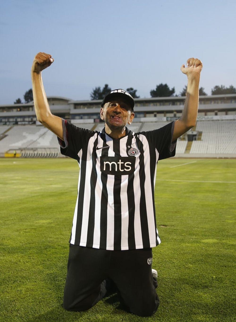 Goran Pantelić iz Sirča je strastveni navijač Partizana  