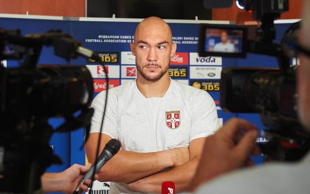 Marko Dmitrović na okupljanju reprezentacije Srbije  