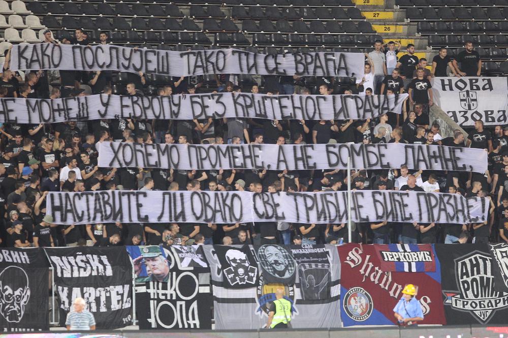 Grobari Jug krenuli na upravu: Iliev i Vazura su glavni krivci za rušenje šampionskog tima! Mi nismo ni Zekino, ni Bjekino, ni Đurićevo oružje!