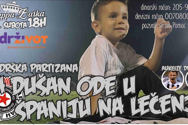 Oglasio se otac bolesnog Dušana za kog Partizan skuplja novac: Nama vreme curi, tačnije, isteklo je, svaki sat života je bonus!