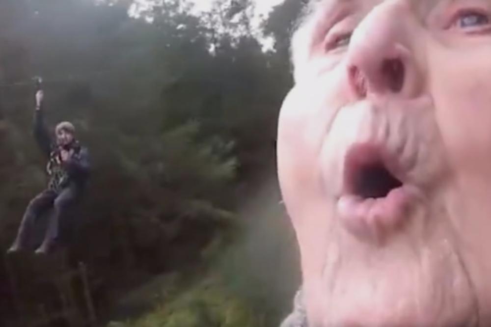 OVAJ DEKA IMA 106 GODINA I HRABRIJI JE OD VAS: Većina se ne bi usudila da proba OVO što je on uradio! (VIDEO)